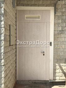 Противопожарная входная дверь с МДФ
